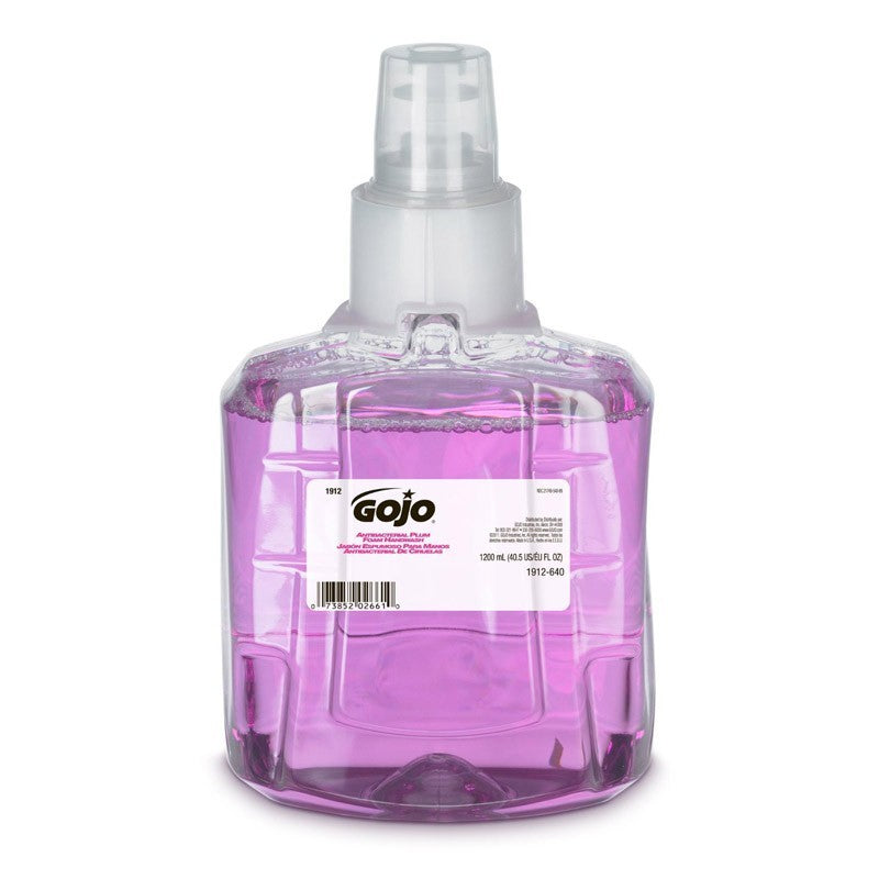 Jabón espuma Antibacterial Plum Gojo LTX-12