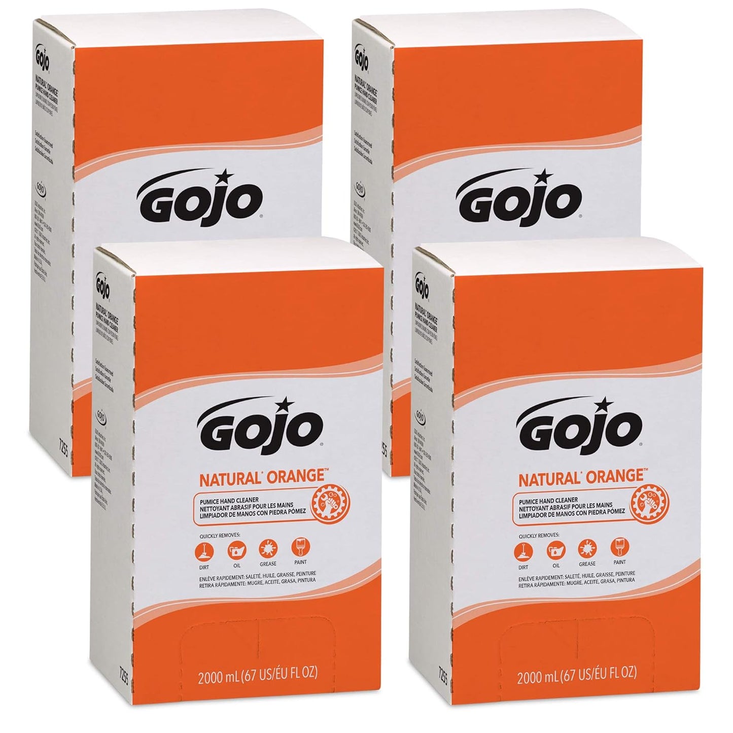 GOJO NATURAL ORANGE Limpiador de Manos con Piedra Pómez