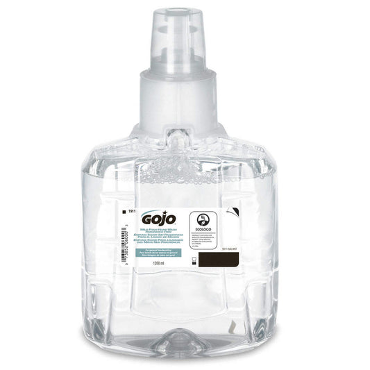 GOJO Espuma suave sin fragancia para el lavado de manos