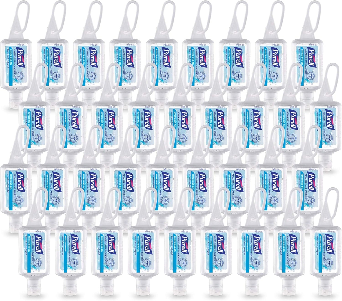 PURELL 3900-36-WRP avanzada Hand Sanitizer - Viajes Sized Botellas Jelly Wrap, Original - (paquete de 36)