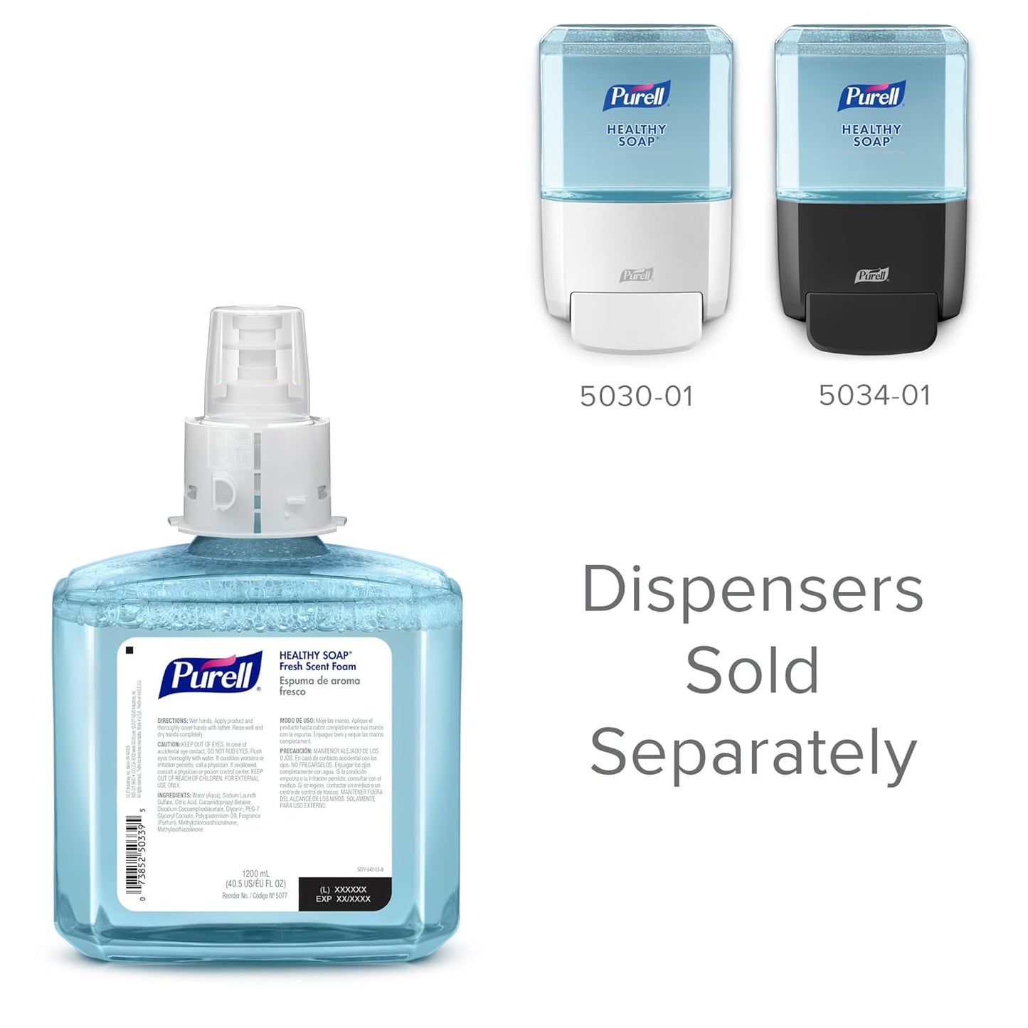 PURELL - Espuma de jabón saludable de la marca, aroma fresco