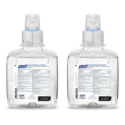 Desinfectante de manos avanzado con espuma certificada verde, sin fragancia PURELL