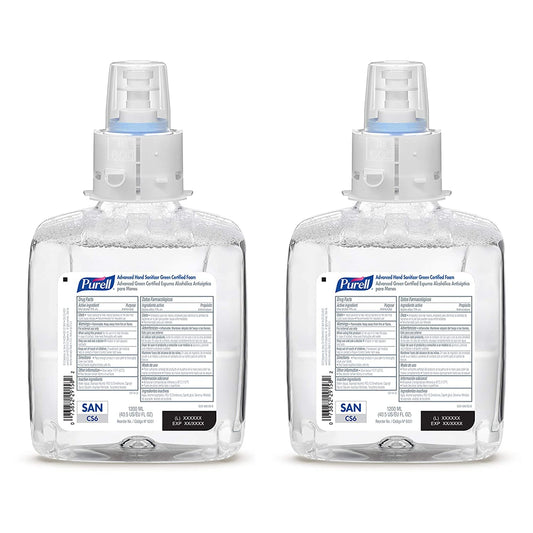 Desinfectante de manos avanzado con espuma certificada verde, sin fragancia PURELL