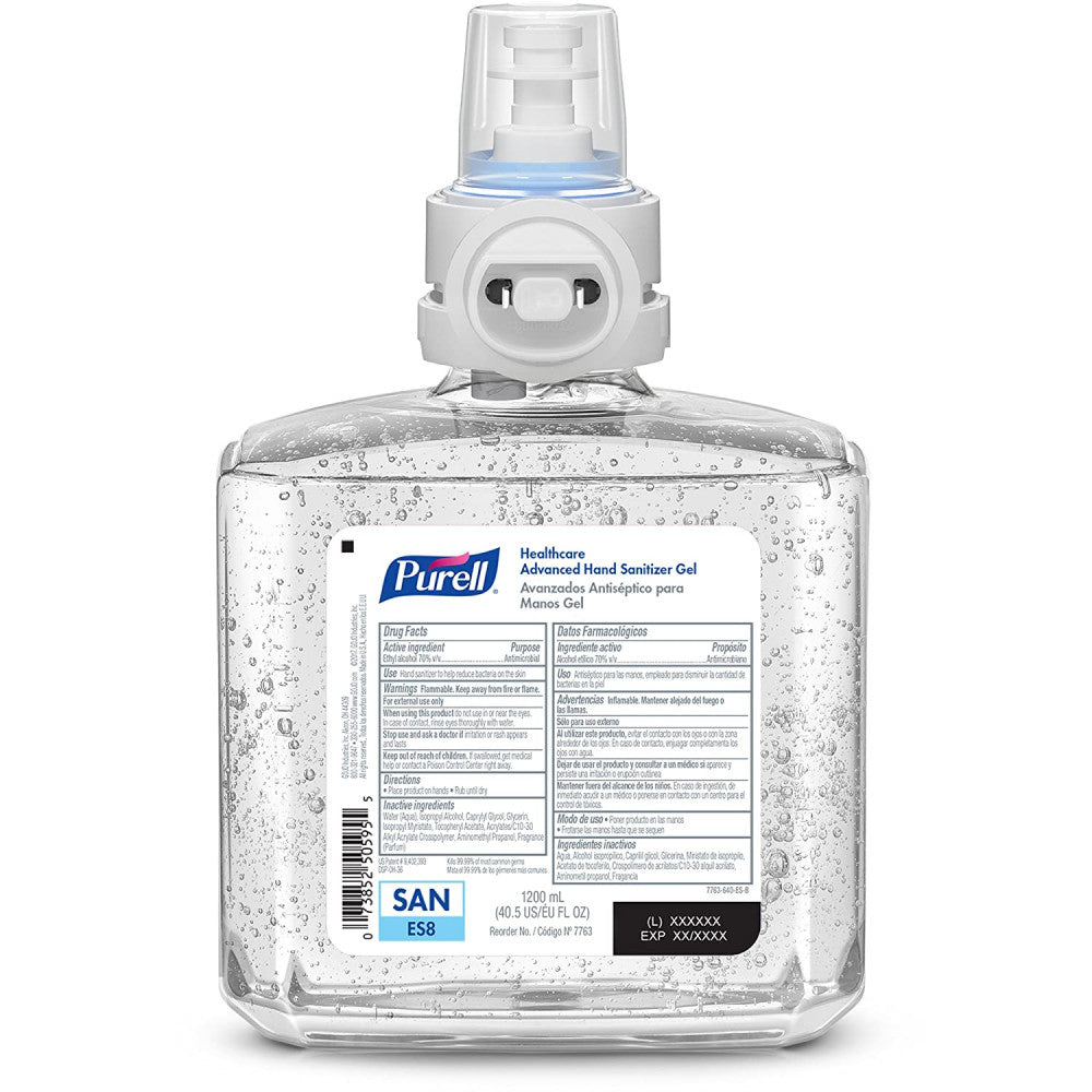 Gel Antiséptico Healthcare Advanced Purell ES8- Repuesto