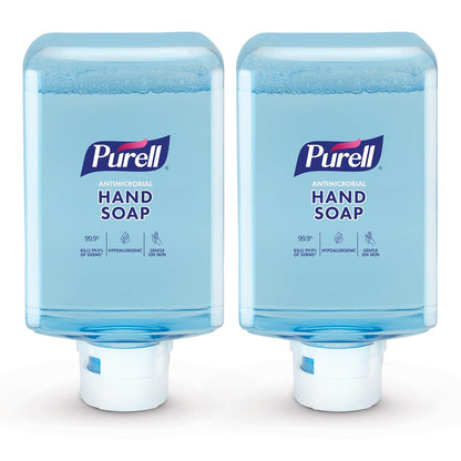 PURELL Jabón de manos antimicrobiano espumoso, fragancia ligera