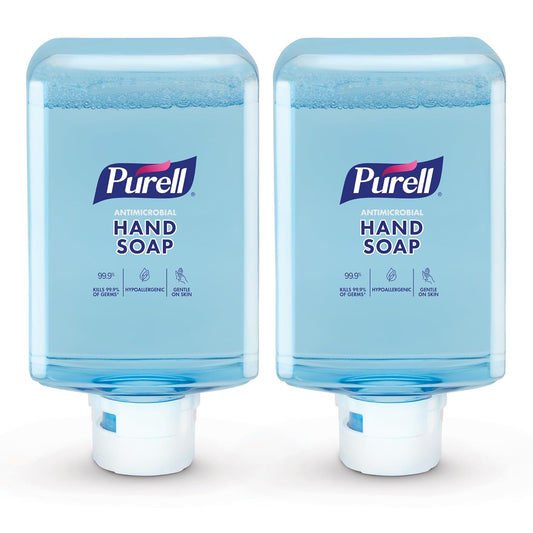 PURELL Jabón de manos antimicrobiano espumoso, fragancia ligera