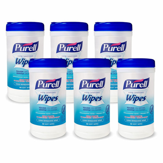 Toallitas desinfectantes para manos PURELL con aroma fresco y limpio